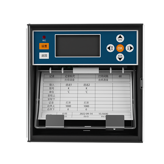 J9直营集团R1200 1-12路 液晶智能 打印有纸记录仪 电流/电压/温度/压力